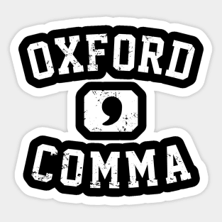 Team Oxford Comma Sticker